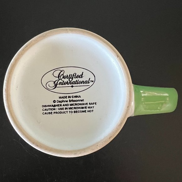 Daphne Brissonnet I’M STUCK ON YOU Mug Certified International ~ Embossed Cacti - Picture 5 of 6